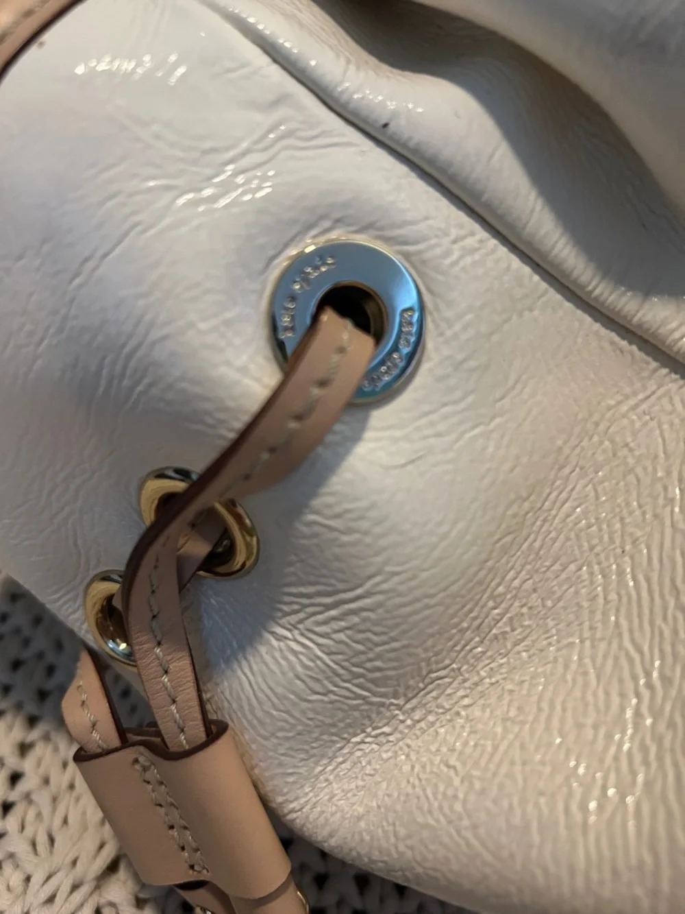 Kate Spade Cream Leather Satchel